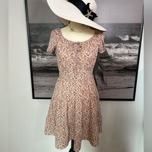 Monteau Floral Fit & Flare Dress Size M | Cottagecore Summer 🌸